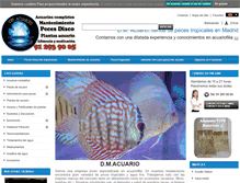 Tablet Screenshot of dmacuario.com